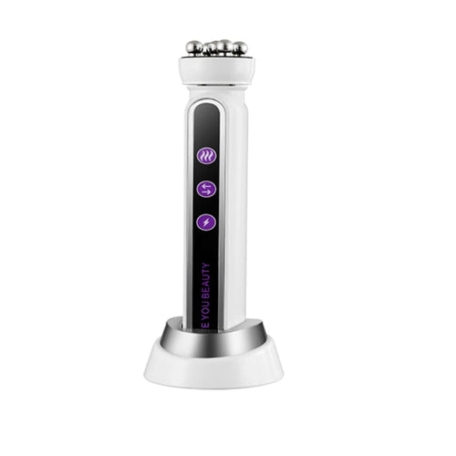 3-in-1 RF Heating EMS Facial 360° Roller Massager for Fine Lines
