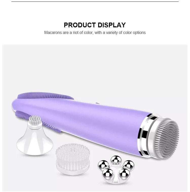 4-in-1 silicone facial cleansing brush – view 8