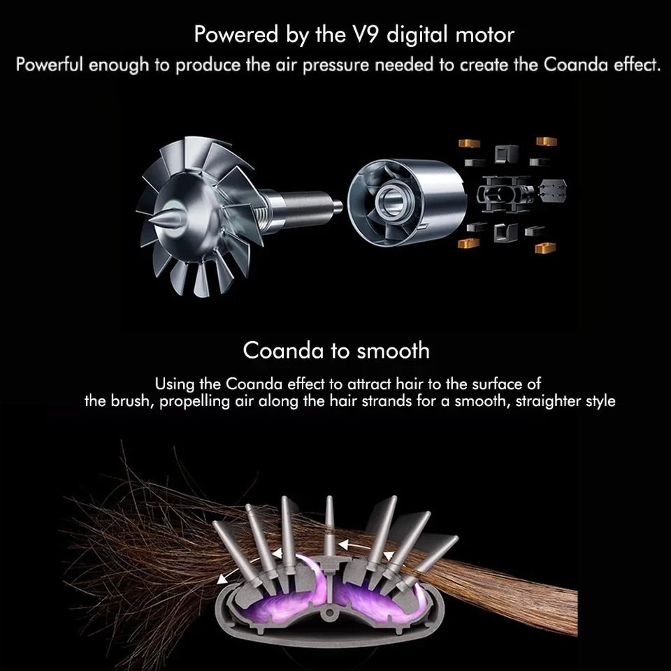 6-in-1 air styler and hair dryer brush – view 4