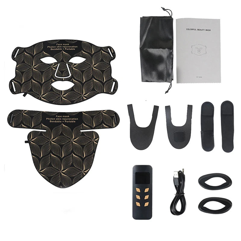 LED face and neck mask with red and near-infrared light – view 6