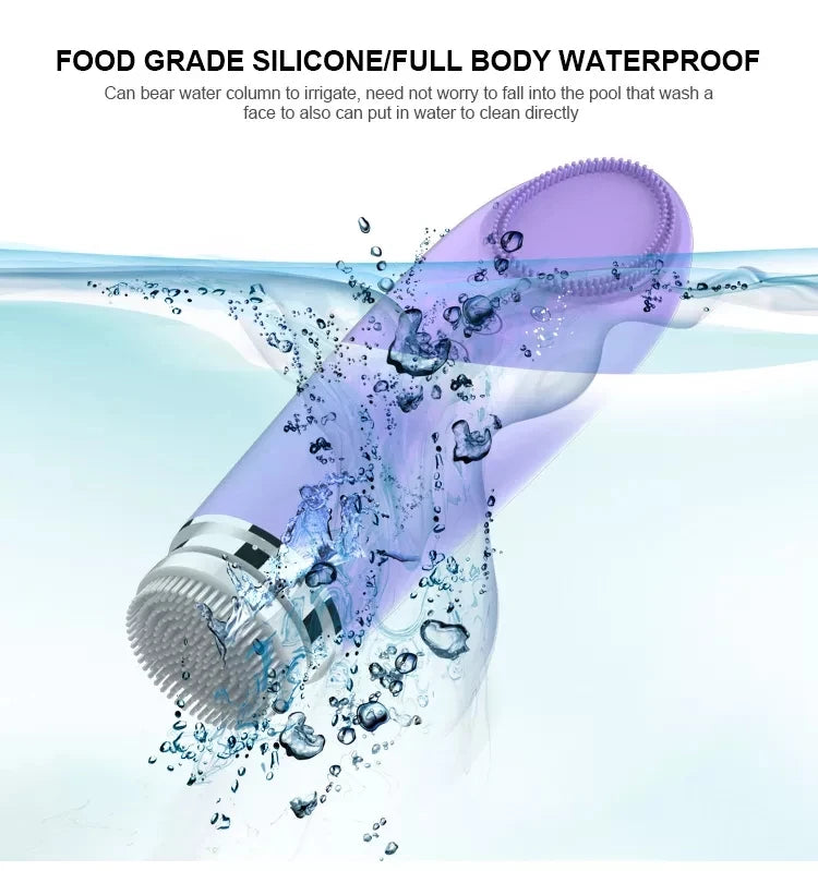 4-in-1 silicone facial cleansing brush – view 7