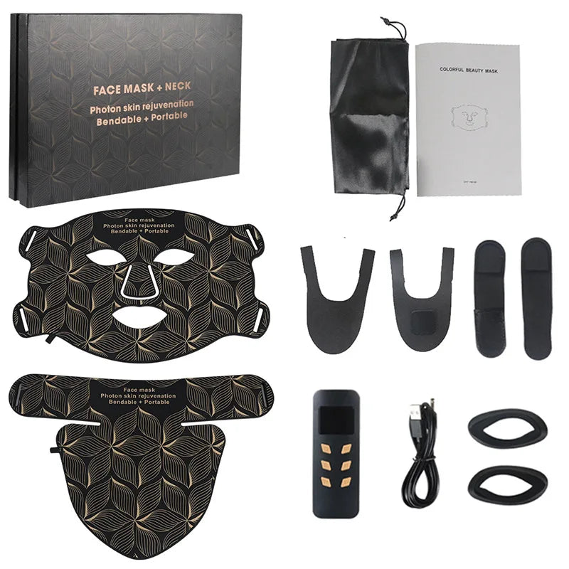 LED face and neck mask with red and near-infrared light – view 12