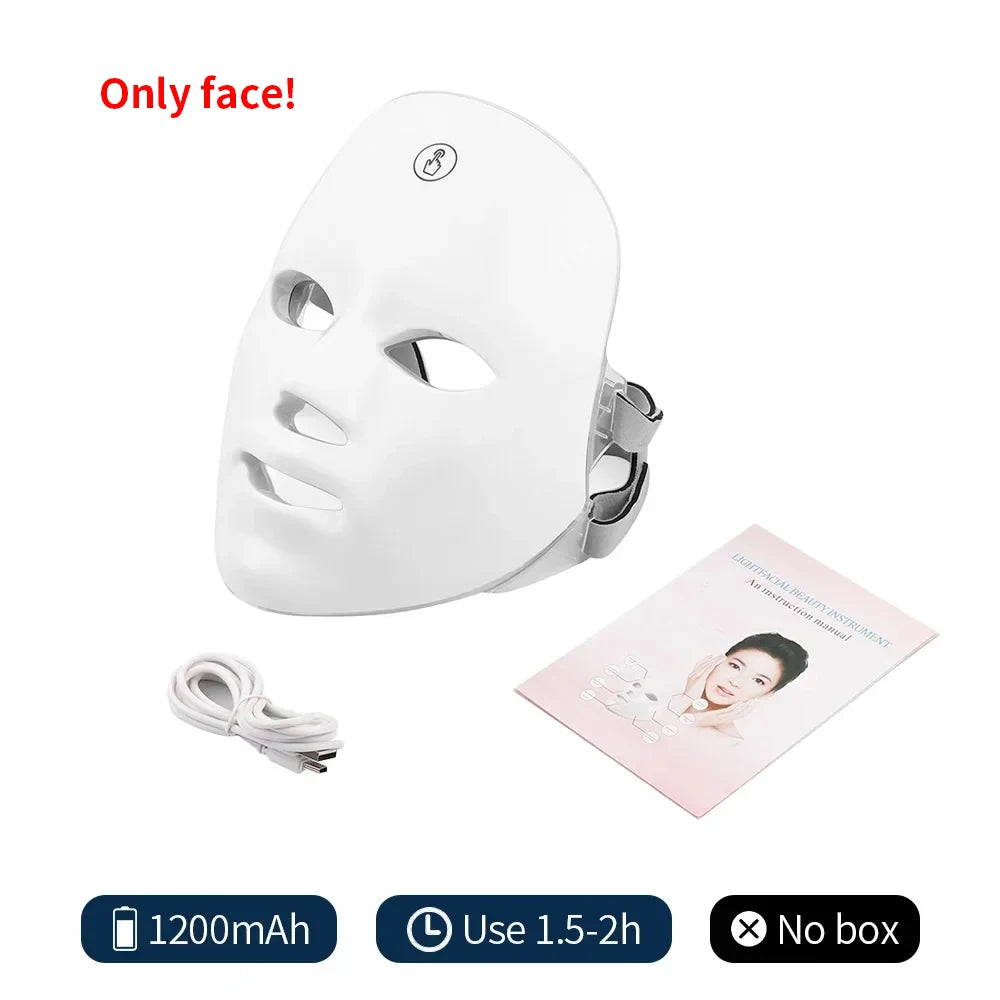 LED light therapy mask for face or neck – view 13