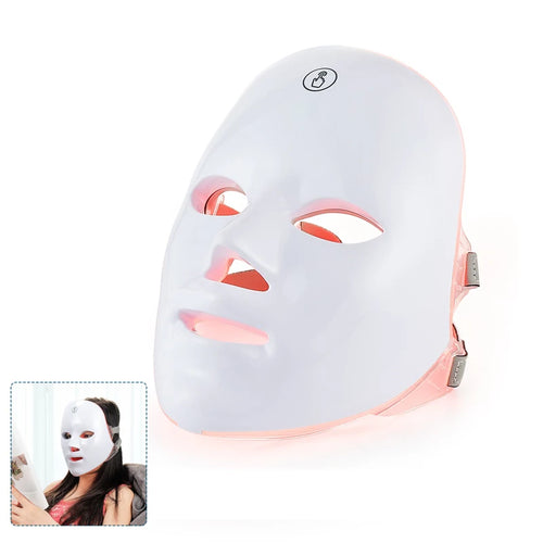 7-in-1 LED Light Therapy Mask — Face & Neck Styles