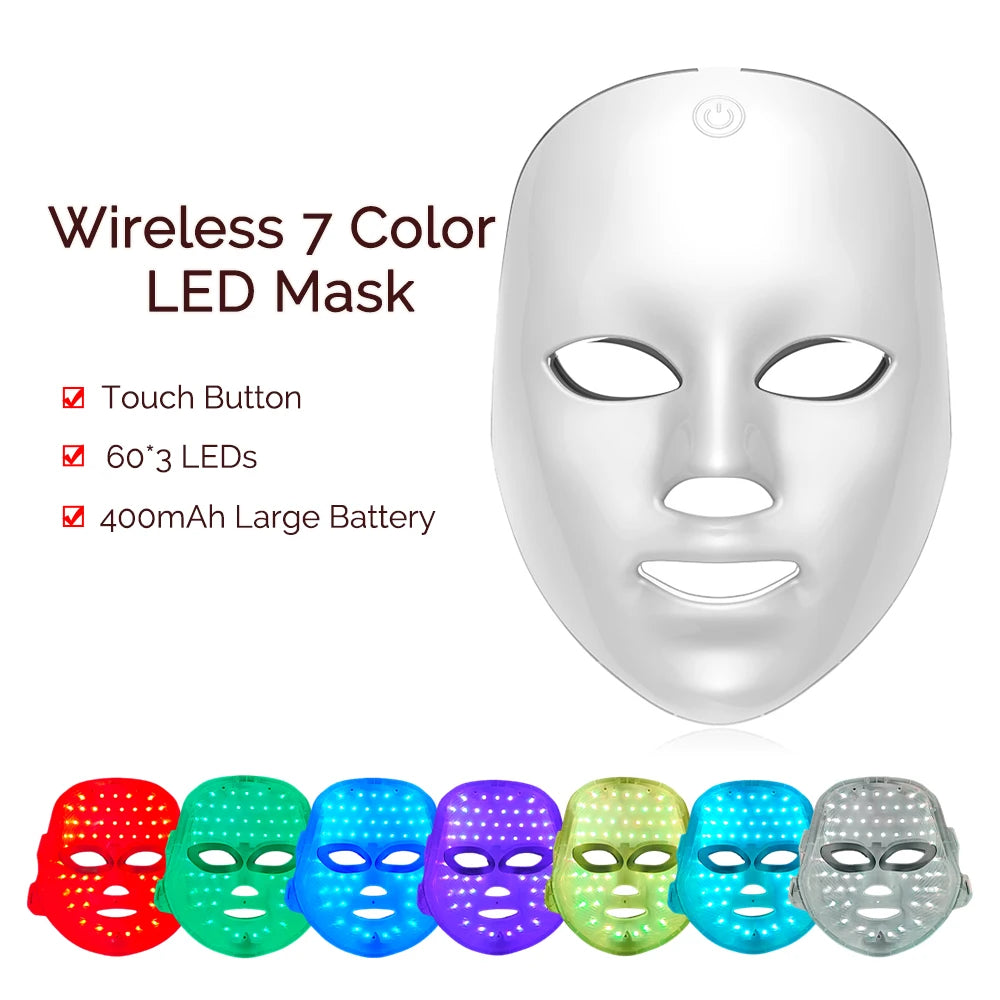 LED light therapy mask for face or neck – view 8