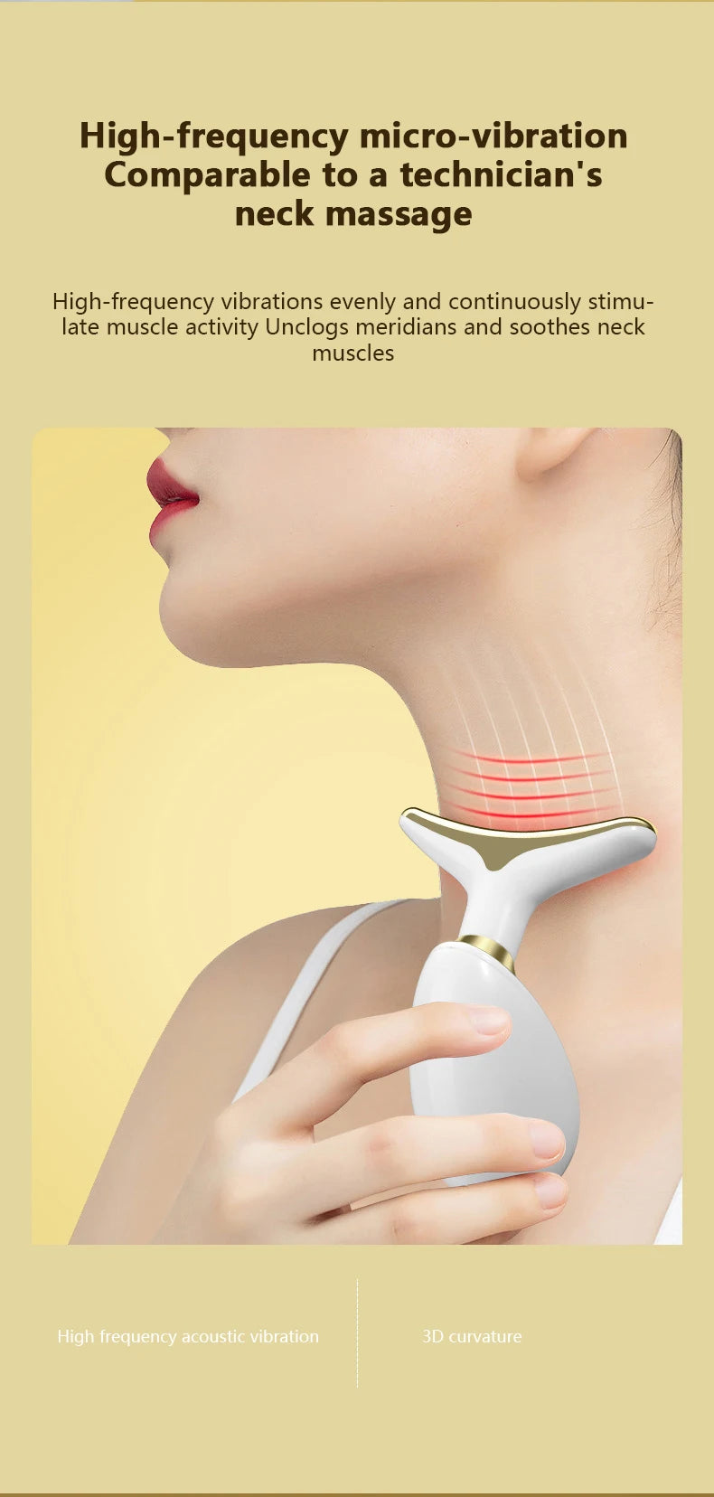 Portable face and neck massager – view 16