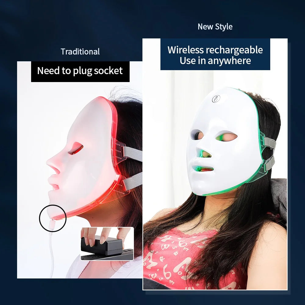LED light therapy mask for face or neck – view 10
