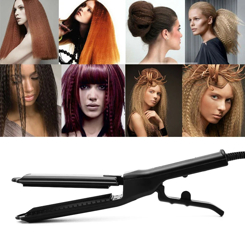 Hair waver curling comb with adjustable temperature – view 6